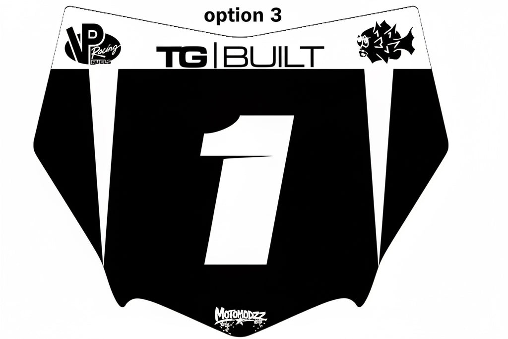 Motocutz plate decal