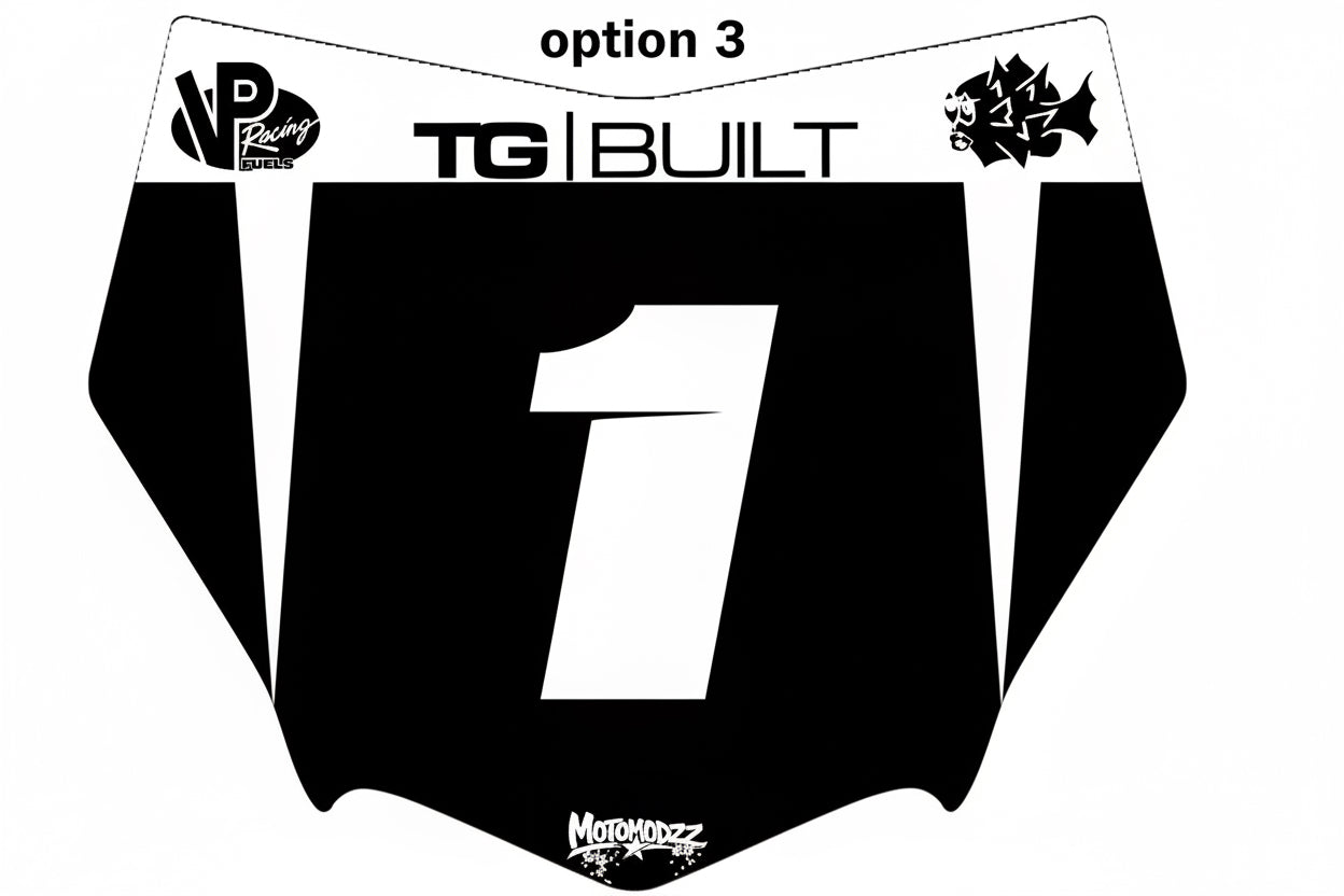 Motocutz plate decal