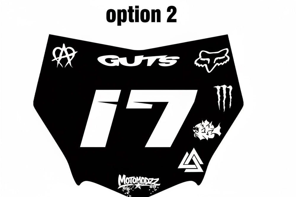 Motocutz plate decal