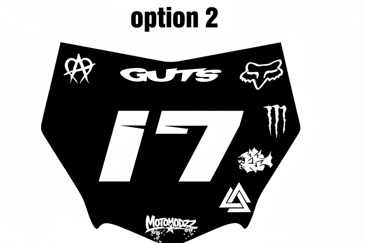 Motocutz plate decal