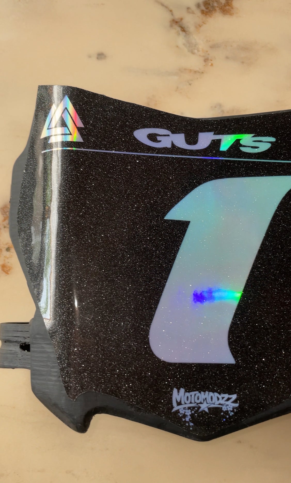 Motocutz plate decal